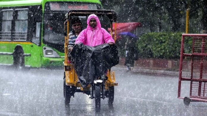 Heavy rain hit some areas of the capital on Friday morning.