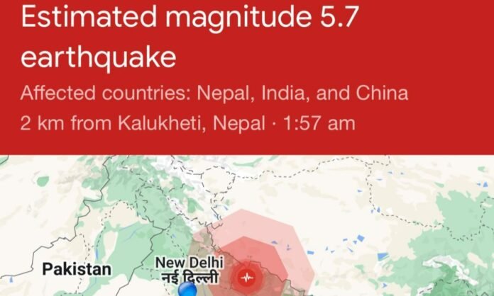 Earthquake in Delhi-NCR