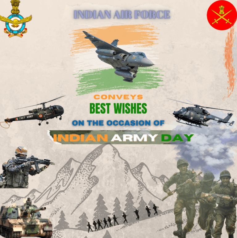 "Today is the 75th Indian Army Day. "