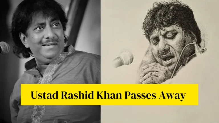 Singer Ustad Rashid Khan passed away at the age of 55