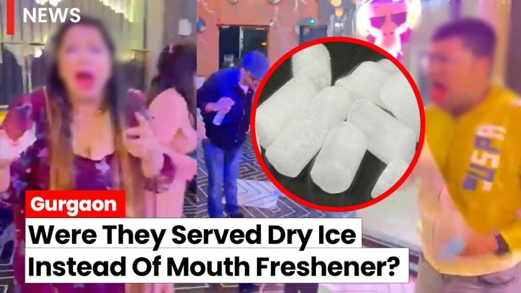 Gurgaon Restaurant Horror 5 Diners Hospitalized After Mouth Freshener Mishap with 'Dry Ice'.