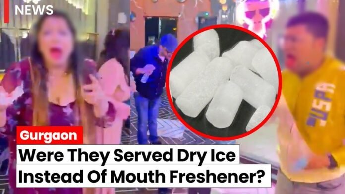 Gurgaon Restaurant Horror 5 Diners Hospitalized After Mouth Freshener Mishap with 'Dry Ice'.
