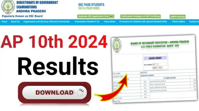 Direct Link to Check AP SSC 10th Result 2024.
