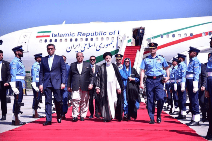 Iranian President Raisi Lands in Pakistan for Three-Day Diplomatic Mission. source of the picture Google.