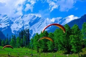 Highest Paragliding Places in India.