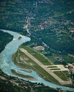 Bhuntar Airport View Kullu District