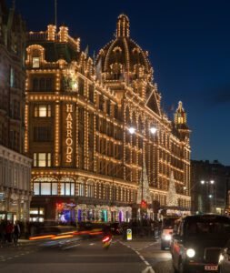 Harrods at Night, London 2024.