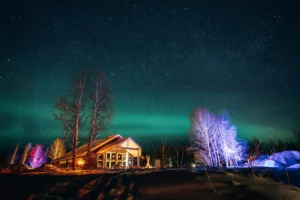 Christmas Magic under Aurora Lapland holiday