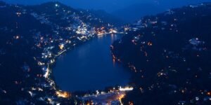 Night View in Nanital.