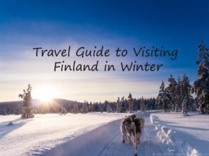 Visiting Finland in Winter.